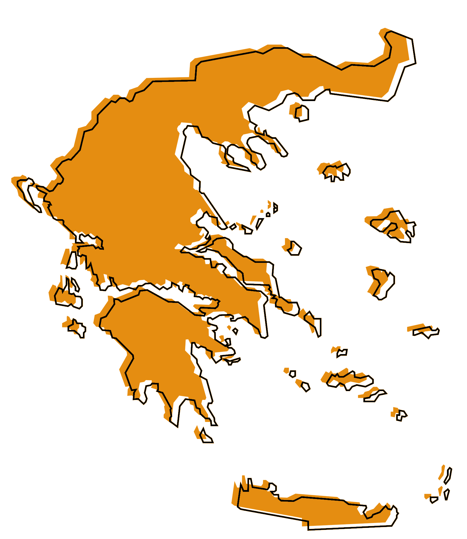 Map of Greece Greece