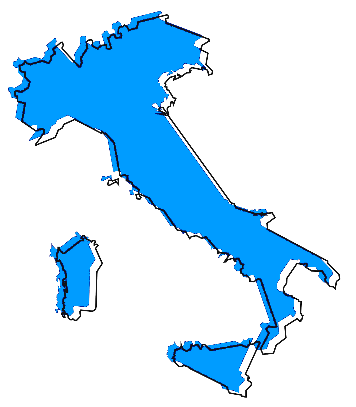 Map of Italy