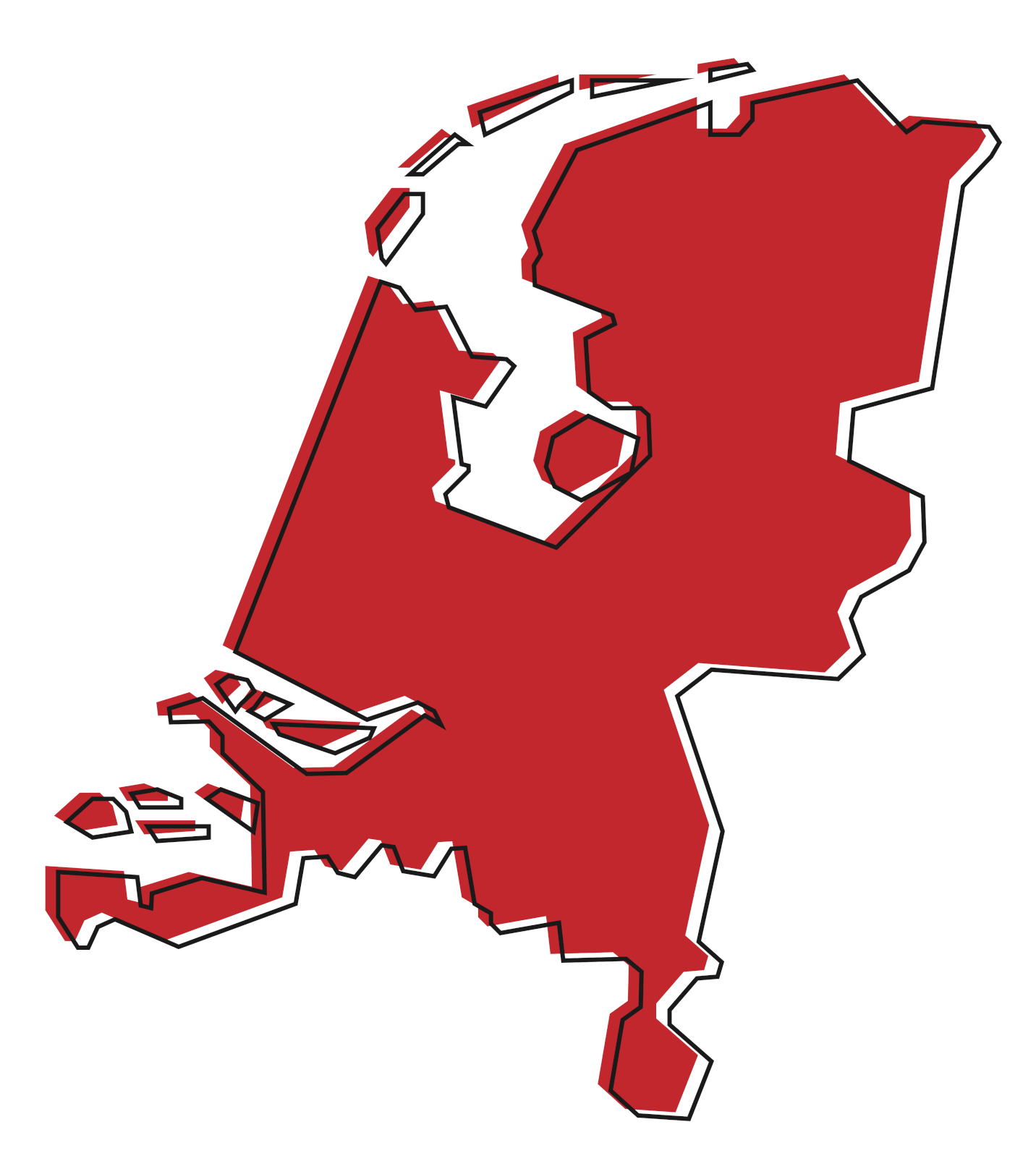 Netherlands Map of The Netherlands